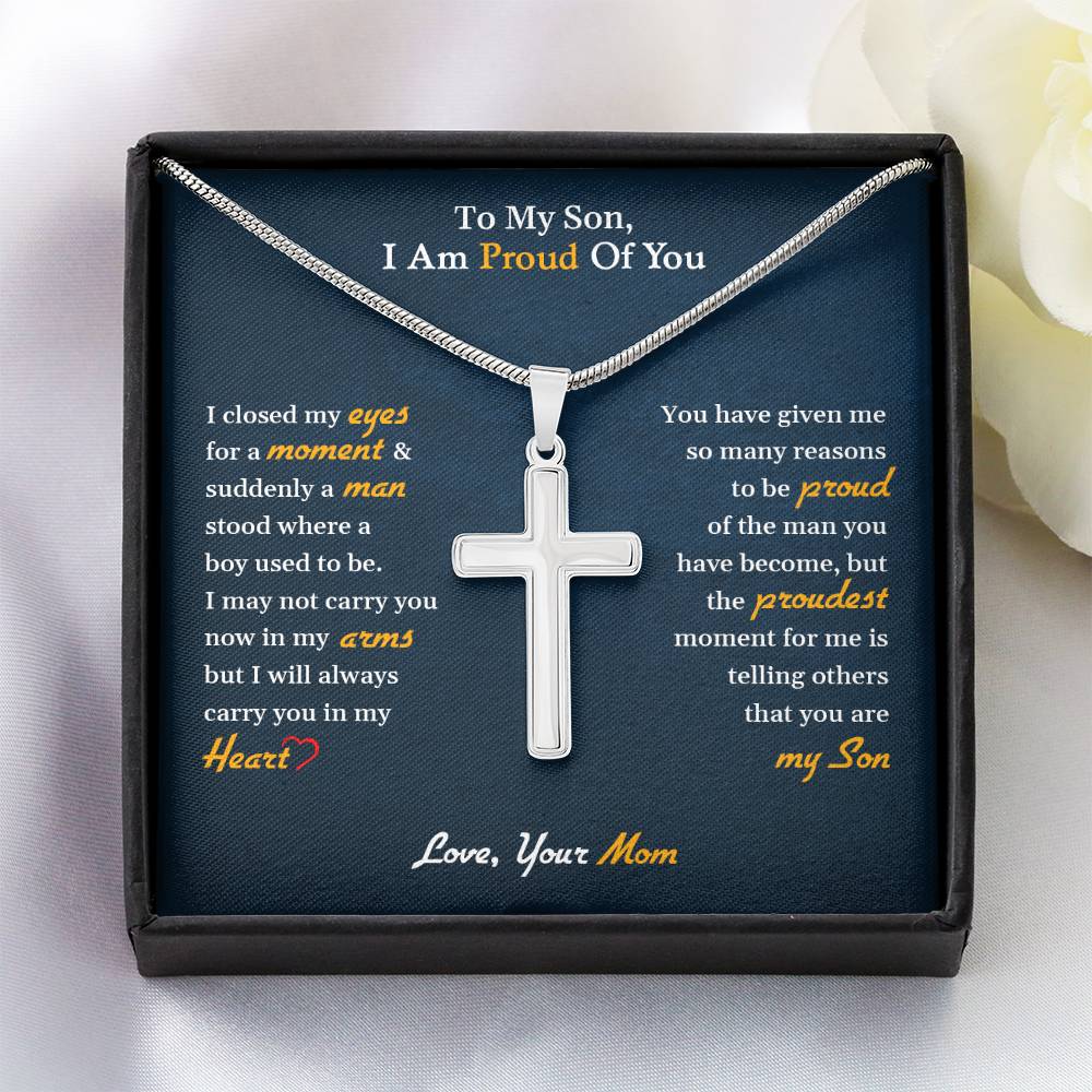 To My Son | I Am Proud Of You - Dog Tag