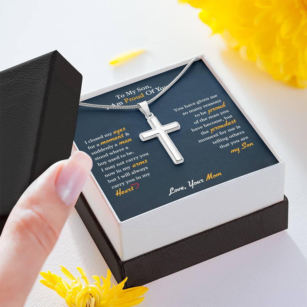 To My Son | I Am Proud Of You - Dog Tag