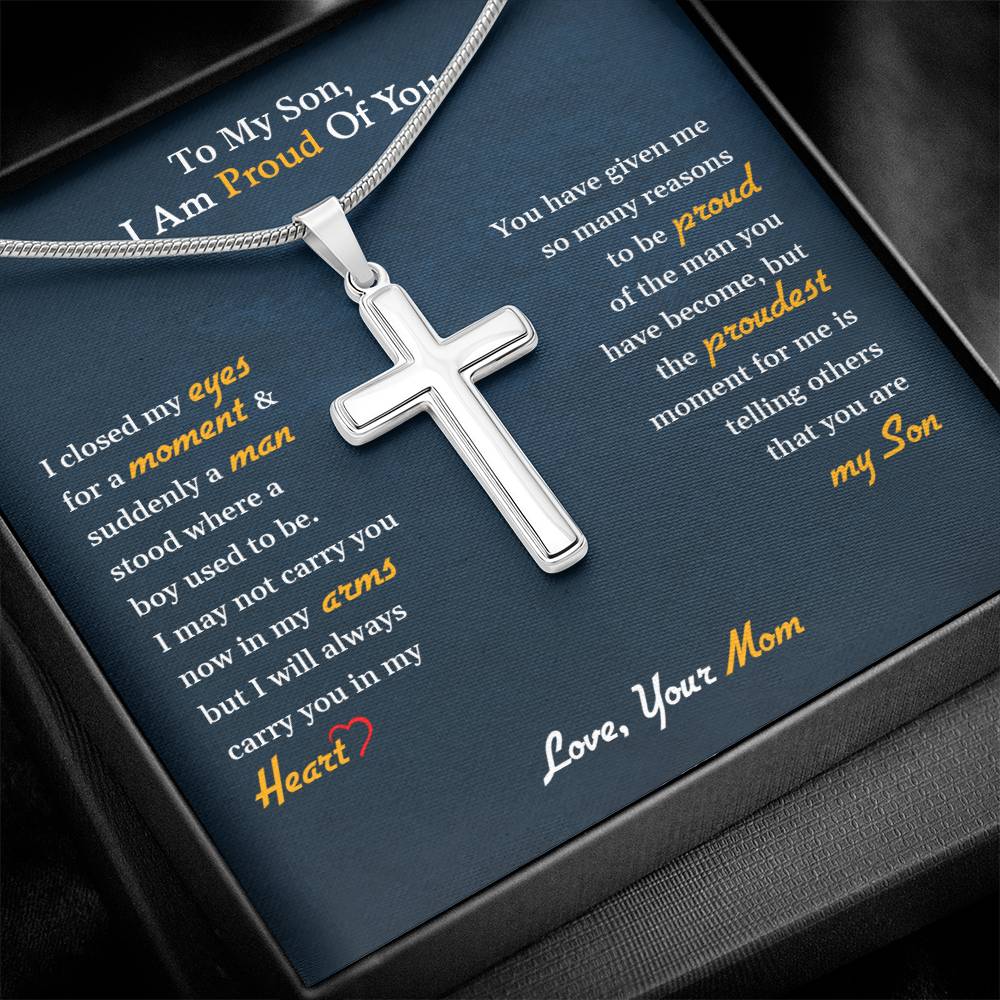 To My Son | I Am Proud Of You - Dog Tag