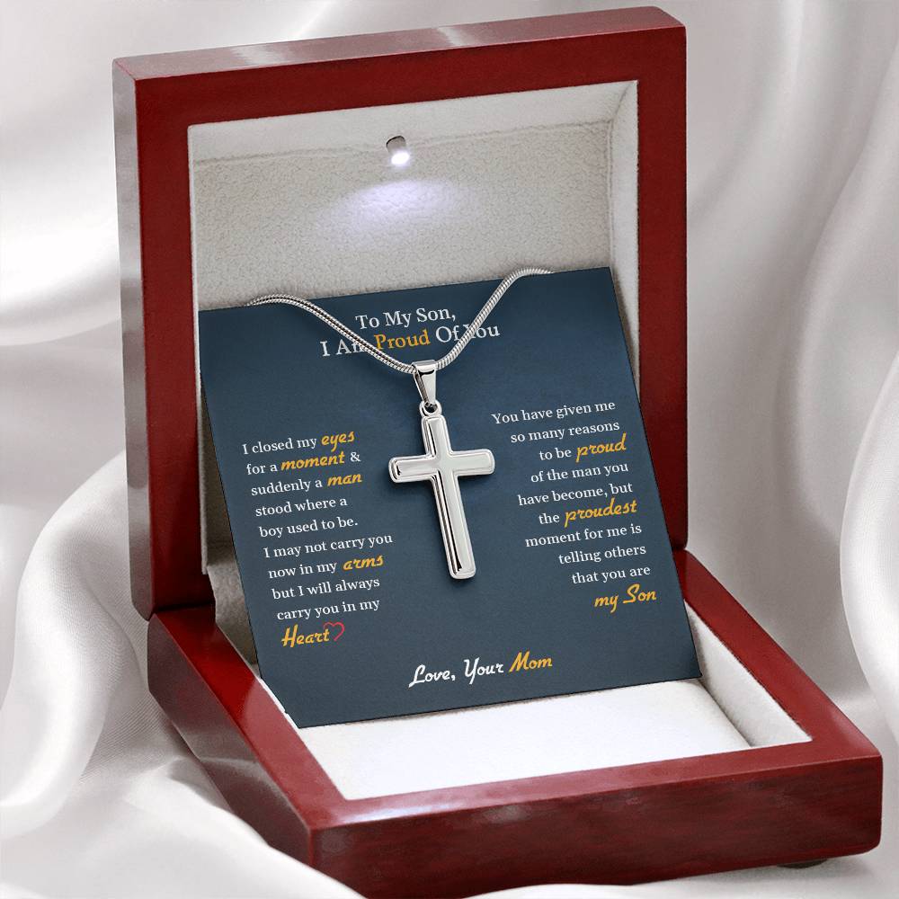 To My Son | I Am Proud Of You - Dog Tag