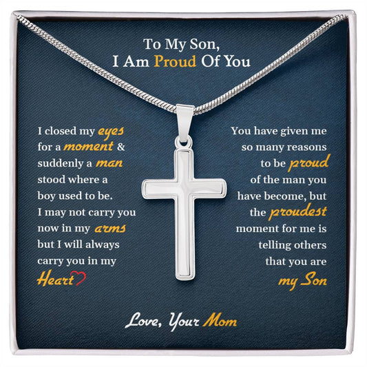 To My Son | I Am Proud Of You - Dog Tag